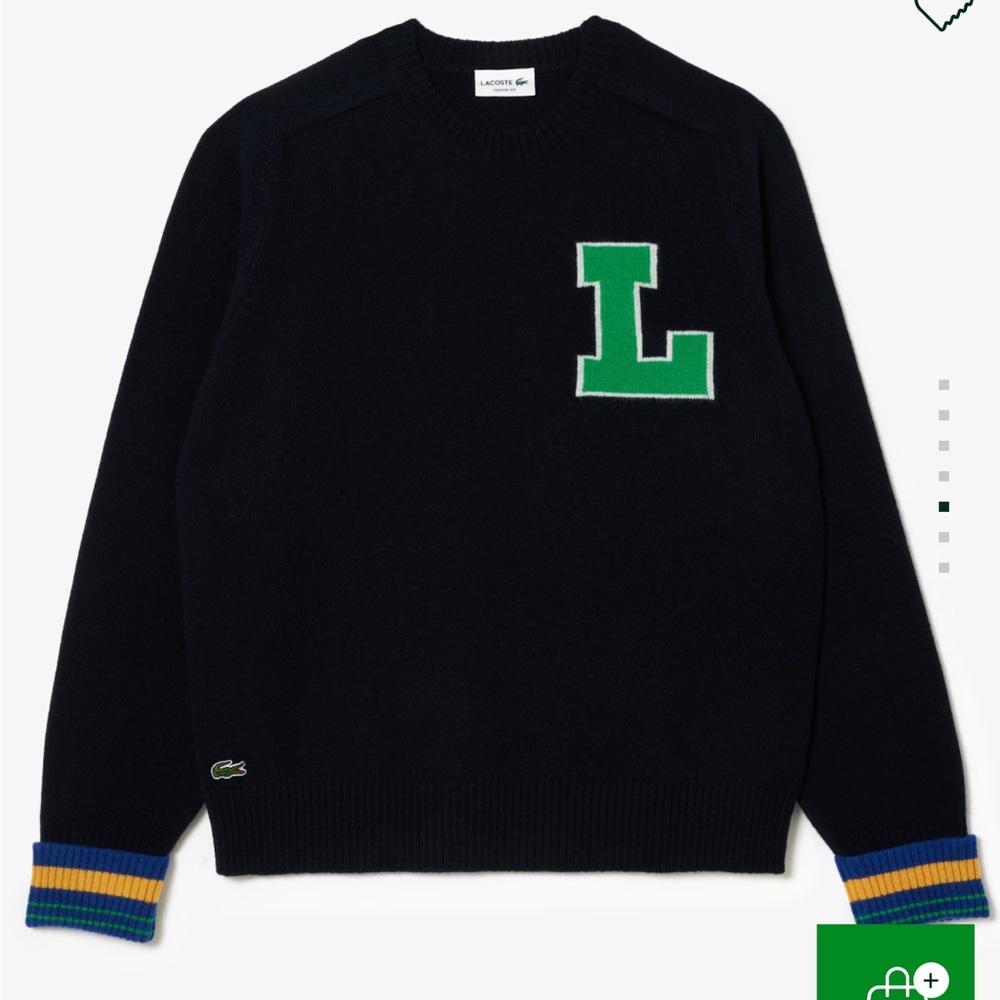 BNWT Lacoste Unisex Wool Sweater - Picture 2 of 9